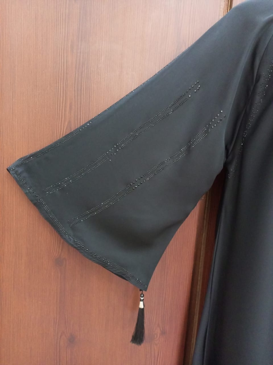 Round Neck Flared Lavish Abaya For Girls & Women