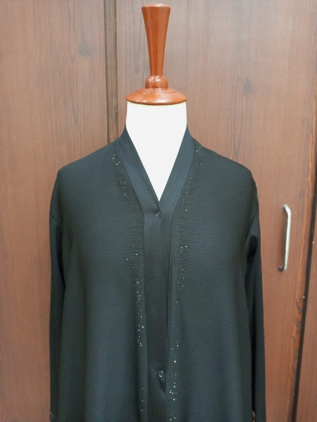 Button Down Embellished Lavish Abaya For Girls & Women