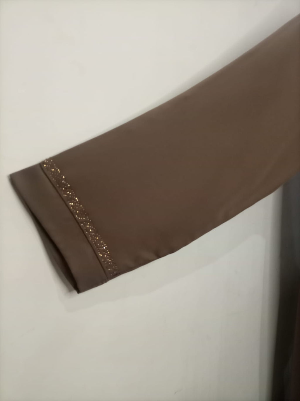 V Neck, Button Down Embellished Lavish Abaya For Girls & Women