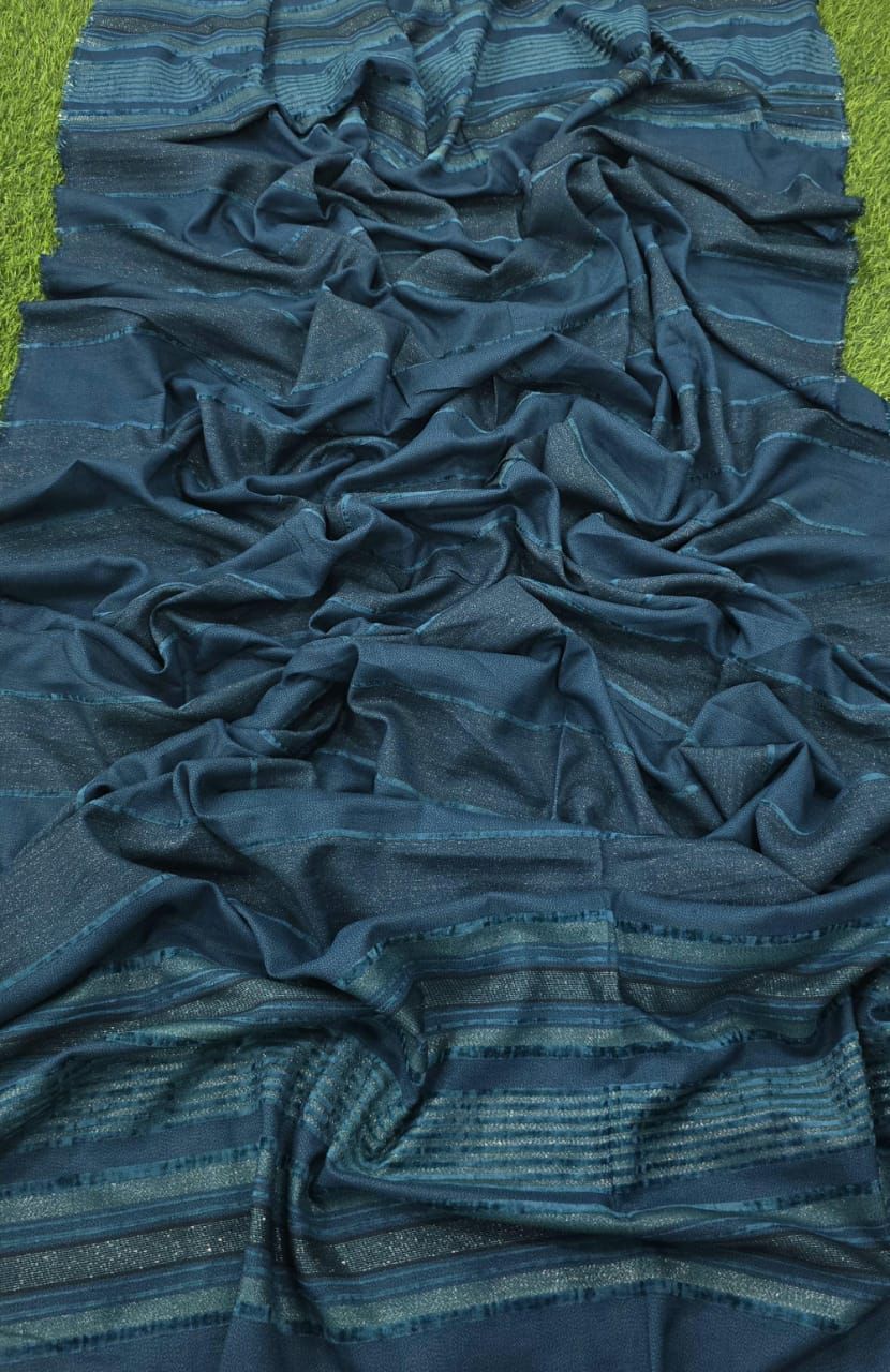 Banadora Dhanak Embroidery 3pcs With Dhanak Chamki Velvet Shawl