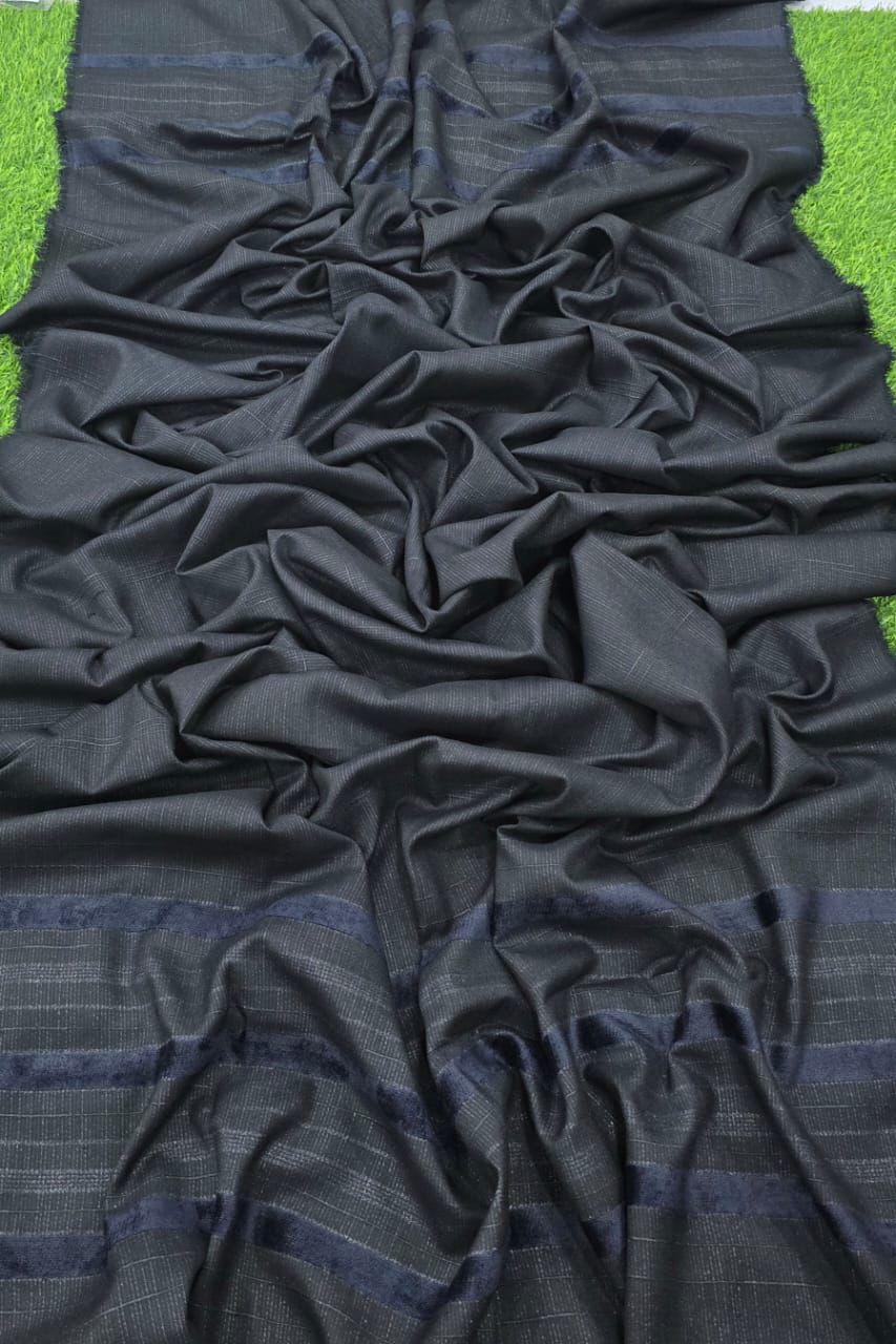 Banadora Dhanak Embroidery 3pcs With Dhanak Chamki Velvet Shawl