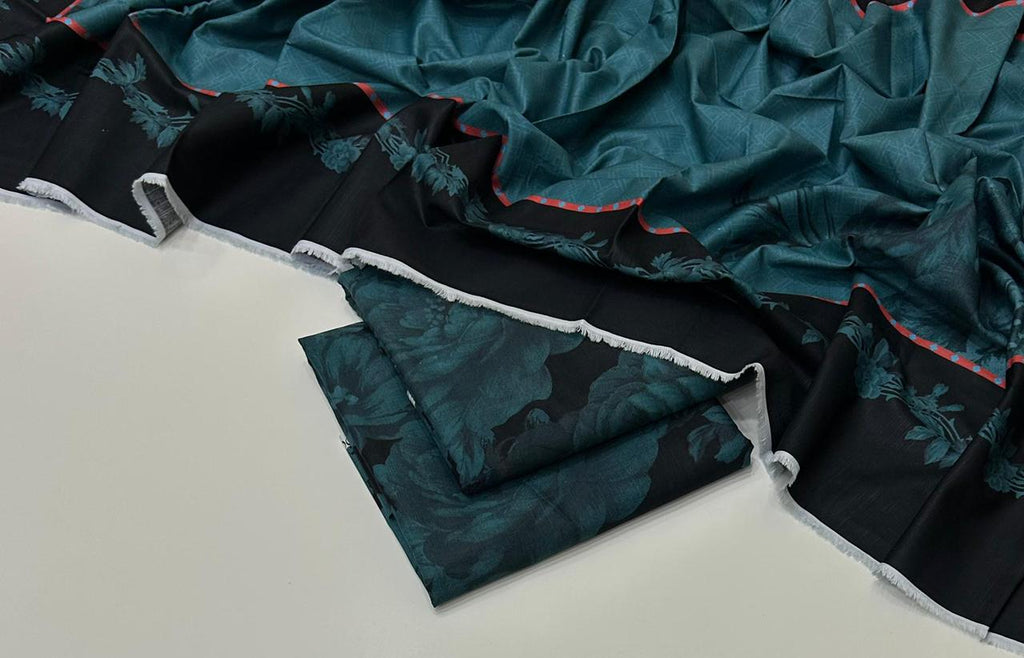 3 Pcs Allover Digital Printed Khaddar