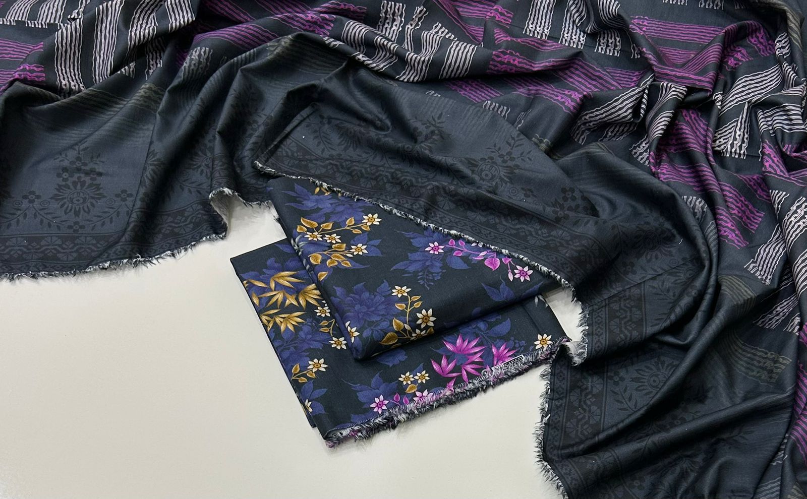 3 Pcs Allover Digital Printed Khaddar