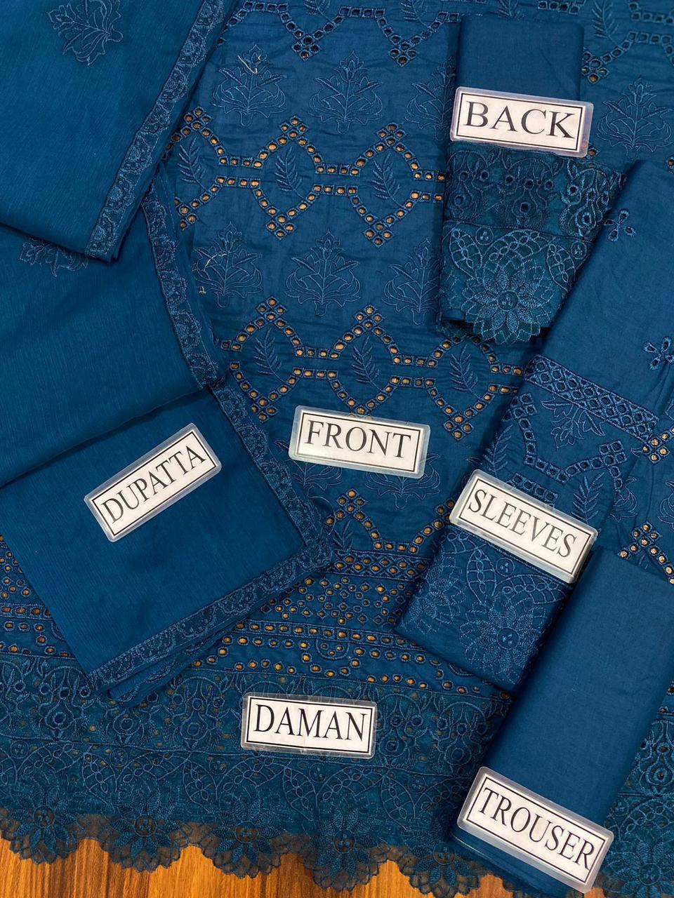 Presenting Unstitched Khaaf Lavish Lawn Collection 3 Pcs