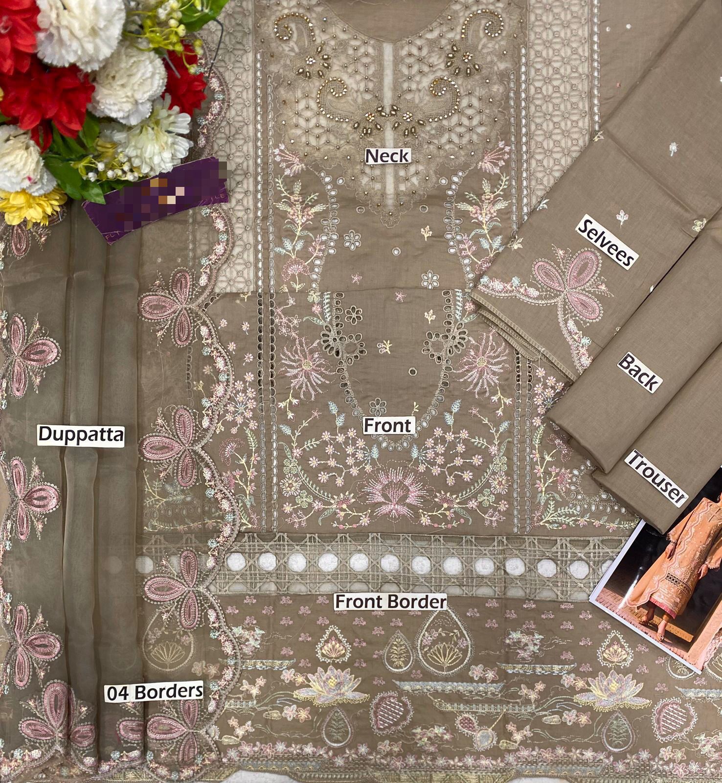 Unstitched Binilyas Lavish Lawn Collection 3 Pcs