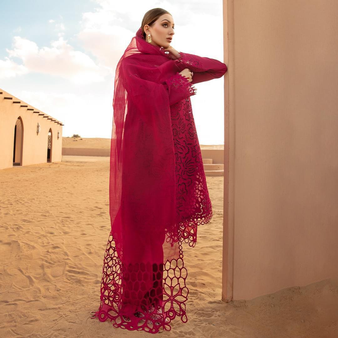 Unstitched Rang Rasiya Lavish Lawn Collection 3 Pcs