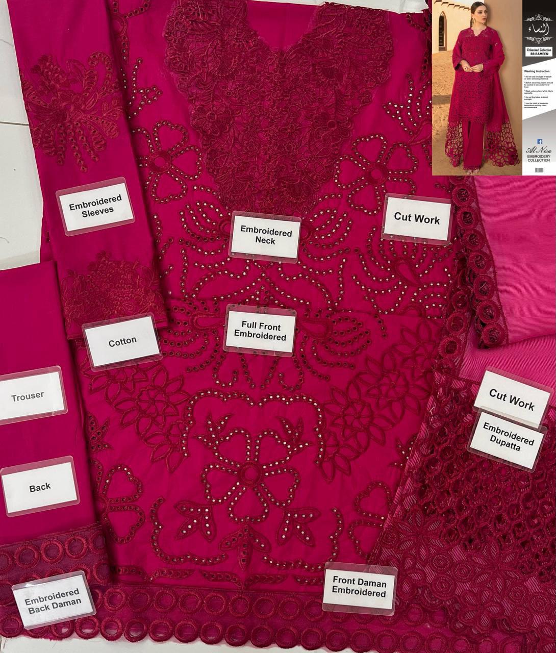 Unstitched Rang Rasiya Lavish Lawn Collection 3 Pcs