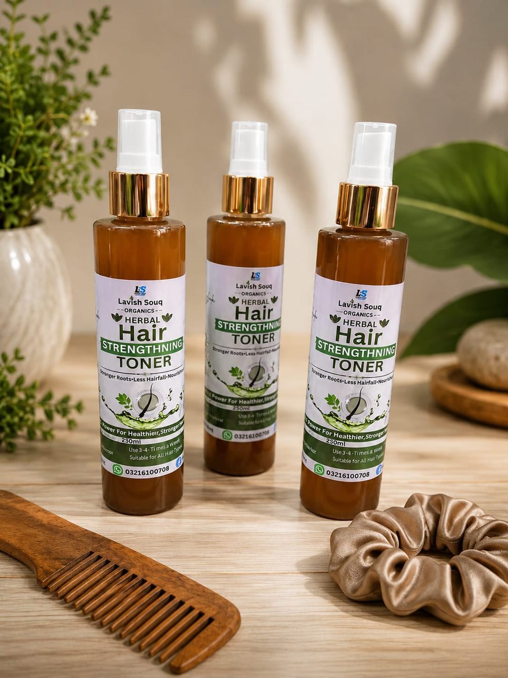 Organic Hair Strengthening Toner