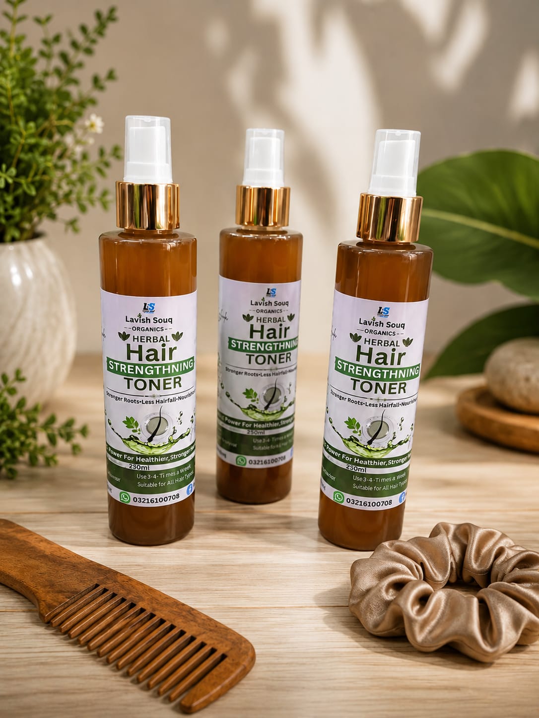 Organic Hair Strengthening Toner