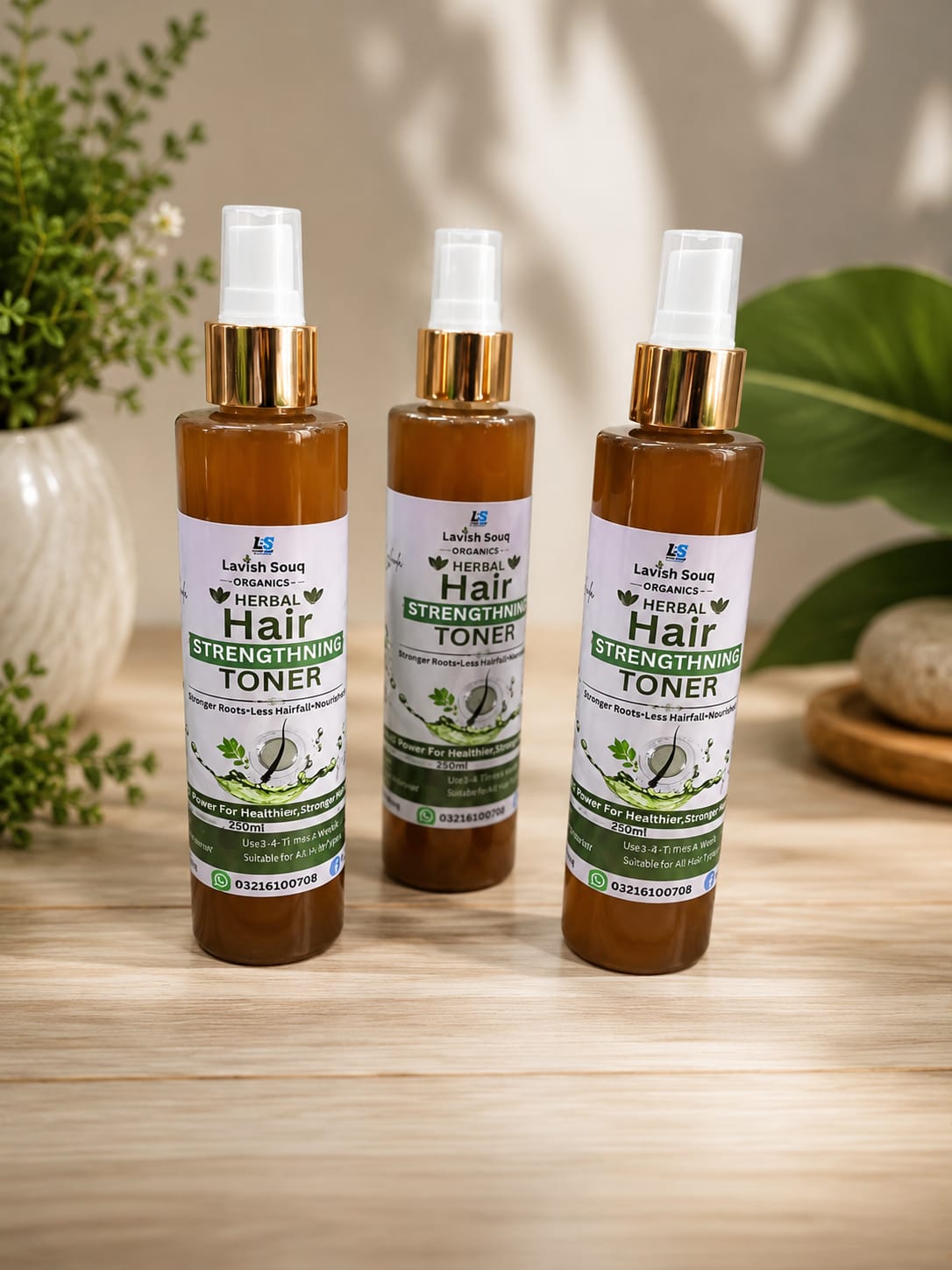 Organic Hair Strengthening Toner