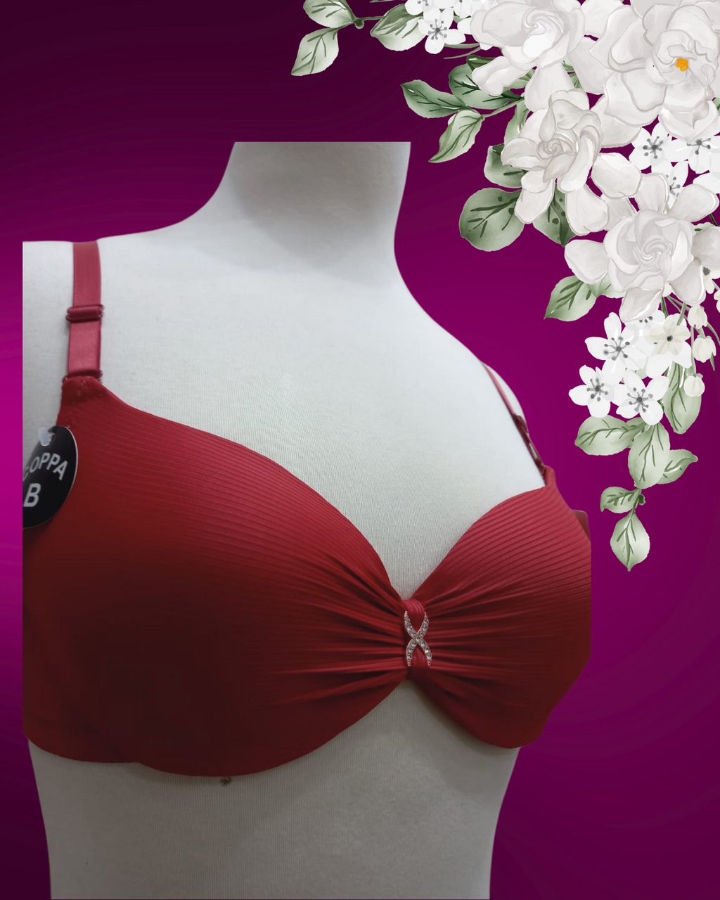 Women's Adjustable Padded Under Wire Bra Push Up Bras