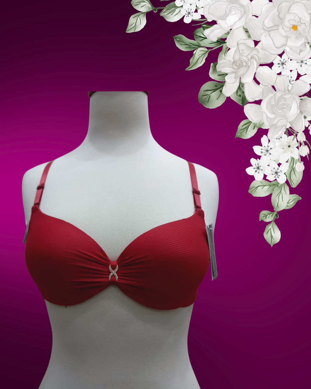 Women's Adjustable Padded Under Wire Bra Push Up Bras